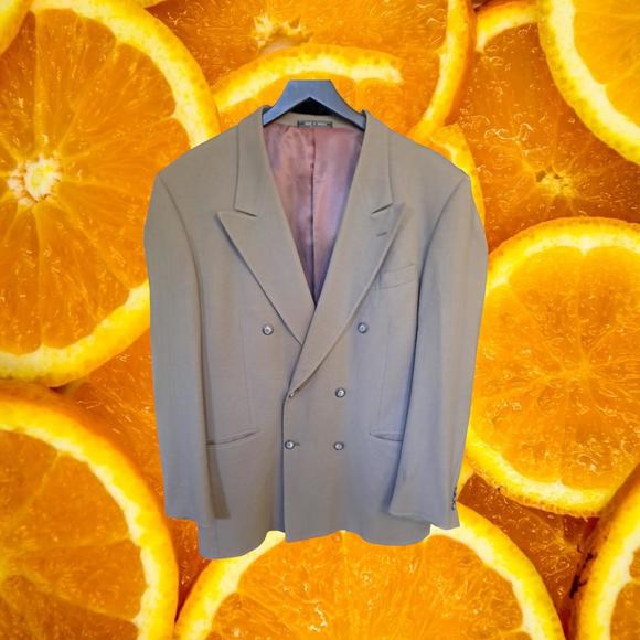 Canti di Milano Tan Blazer 100% Worsted‎ Wool